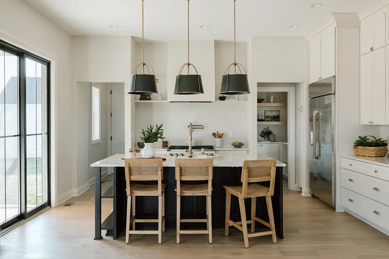 Kitchen in a Ground Breaker home